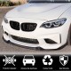 Накладка на передний бампер Lip V4 (для F87 M2, Карбон) для BMW 2 серия F22/23 2014-2021 гг
