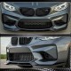 Накладка на передний бампер Lip V3 (для F87 M2, Карбон) для BMW 2 серия F22/23 2014-2021 гг