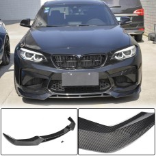 Накладка на передній бампер Lip V2 (для F87 M2, Карбон) для BMW 2 серія F22/23 2014-2021 рр