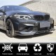 Накладка на передний бампер Lip V2 (для F87 M2, Карбон) для BMW 2 серия F22/23 2014-2021 гг