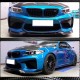 Накладка на передний бампер Lip V2 (для F87 M2, Карбон) для BMW 2 серия F22/23 2014-2021 гг