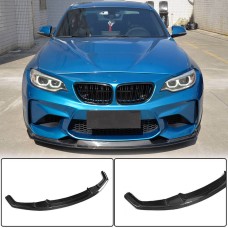 Накладка на передній бампер Lip V1 (для F87 M2, Карбон) для BMW 2 серія F22/23 2014-2021 рр