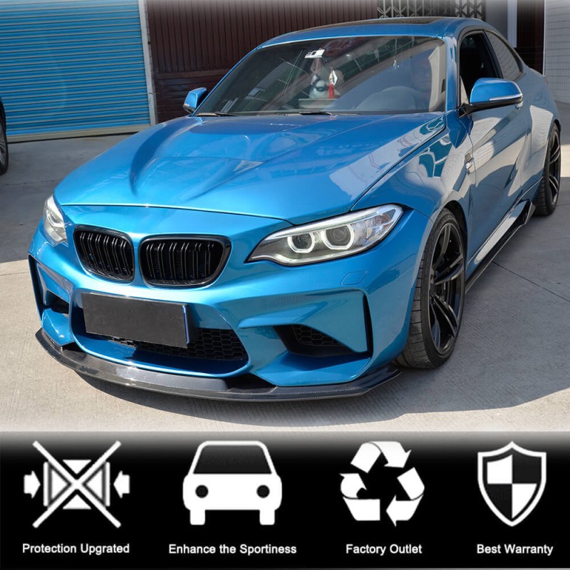 Передняя губа бампера FRP V9 (для F87) для BMW 2 серия F22/23 2014-2021 гг Передняя губа бампера FRP V9 (для F87) для BMW 2 серия F22/23 2014-2021 гг