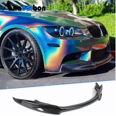 Накладка на передній бампер Lip V-Style (для M3, Карбон) для BMW 3 серія E-90/91/92/93 2005-2011 рр