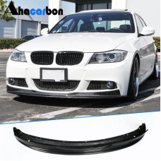 Накладка на передний бампер Карбон V2 (2008-2011 M-Sport) для BMW 3 серия E-90/91/92/93