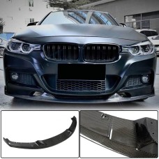 Накладка на передній бампер Карбон V1 (M-Sport) для BMW 3 серія F-30/31/34 2012-2019 рр