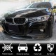 Накладка на передний бампер Lip MP-Style (для F30 M-Sport, Карбон) для BMW 3 серия F-30/31/34 2012-2019 гг