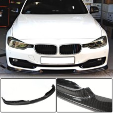 Накладка на передний бампер Карбон V1 (2012-2015 Base) для BMW 3 серия F-30/31/34