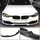 Накладка на передний бампер Карбон V1 (2012-2015 Base) для BMW 3 серия F-30/31/34