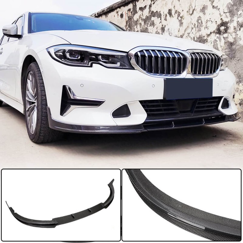 Передняя накладка на бампер FRP V3 (2019-2022 Base) для BMW 3 серия G20/21 2018- гг Передняя накладка на бампер FRP V3 (2019-2022 Base) для BMW 3 серия G20/21 2018- гг