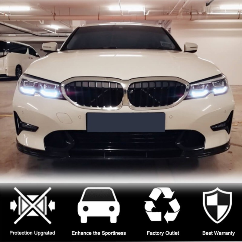 Передняя накладка на бампер FRP V3 (2019-2022 Base) для BMW 3 серия G20/21 2018- гг Передняя накладка на бампер FRP V3 (2019-2022 Base) для BMW 3 серия G20/21 2018- гг