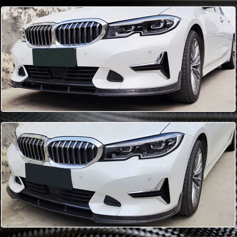 Передняя накладка на бампер FRP V3 (2019-2022 Base) для BMW 3 серия G20/21 2018- гг Передняя накладка на бампер FRP V3 (2019-2022 Base) для BMW 3 серия G20/21 2018- гг