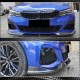 Накладка на передний бампер Карбон V2 (2019-2022 M-Sport) для BMW 3 серия G20/21 2018- гг