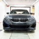 Накладка на передний бампер Карбон V3 (2019-2022 M-Sport) для BMW 3 серия G20/21 2018- гг