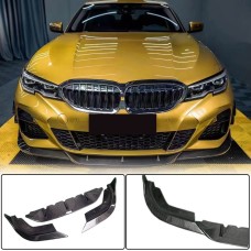 Накладка на передній бампер Lip PD-Style (для M-Sport 2018-2022, Карбон) для BMW 3 серія G20/21 2018- рр