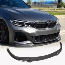 Накладка на передній бампер Lip V5 (для M-Sport 2018-2022, Карбон) для BMW 3 серія G20/21 2018- рр