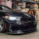 Накладка на передний бампер Lip V5 (для M-Sport 2018-2022, Карбон) для BMW 3 серия G20/21 2018- гг
