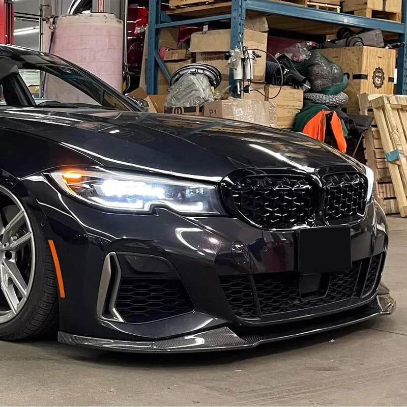 Передний Бампер Лип FRP V6 (2019-2022 M-Sport) для BMW 3 серия G20/21 2018- гг Передний Бампер Лип FRP V6 (2019-2022 M-Sport) для BMW 3 серия G20/21 2018- гг