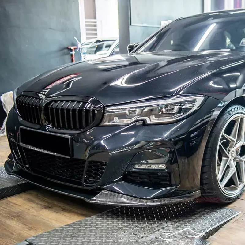 Передний Бампер Лип FRP V6 (2019-2022 M-Sport) для BMW 3 серия G20/21 2018- гг Передний Бампер Лип FRP V6 (2019-2022 M-Sport) для BMW 3 серия G20/21 2018- гг