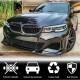 Накладка на передний бампер Lip V7 (для M-Sport 2018-2022, Карбон) для BMW 3 серия G20/21 2018- гг
