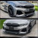 Накладка на передний бампер Lip V7 (для M-Sport 2018-2022, Карбон) для BMW 3 серия G20/21 2018- гг