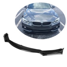 Накладка на передний бампер Карбон (Base) для BMW 4 серия F-32 2012-2020 гг