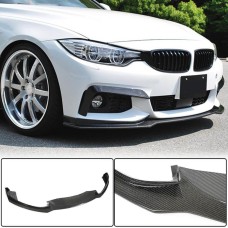 Накладка на передній бампер Карбон V1 (M-Sport) для BMW 4 серія F-32 2012-2020 рр
