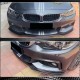 Накладка на передний бампер Карбон V1 (M-Sport) для BMW 4 серия F-32 2012-2020 гг