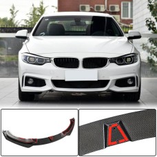 Накладка на передний бампер Карбон V2 (M-Sport) для BMW 4 серия F-32 2012-2020 гг
