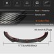 Накладка на передний бампер Карбон V2 (M-Sport) для BMW 4 серия F-32 2012-2020 гг