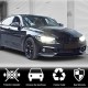 Накладка на передний бампер Карбон V3 (M-Sport) для BMW 4 серия F-32 2012-2020 гг