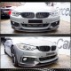 Накладка на передний бампер Карбон V3 (M-Sport) для BMW 4 серия F-32 2012-2020 гг