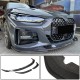 Накладка на передний бампер Lip V3 (для G22/G23 M-Sport, Карбон) для BMW 4 серия G22/23/26 2020- гг