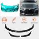 Накладка на передний бампер Lip V3 (для G22/G23 M-Sport, Карбон) для BMW 4 серия G22/23/26 2020- гг
