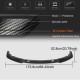 Накладка на передний бампер Lip V3 (для G22/G23 M-Sport, Карбон) для BMW 4 серия G22/23/26 2020- гг
