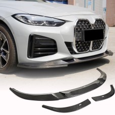 Накладка на передній бампер Карбон V7 (для G26 M-Sport) для BMW 4 серія G22/23/26 2020- рр