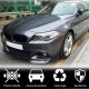 Накладка на передний бампер Карбон V2 (M-Sport) для BMW 5 серия F-10/11/07 2010-2016 гг