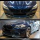 Накладка на передний бампер Карбон V2 (M-Sport) для BMW 5 серия F-10/11/07 2010-2016 гг