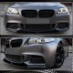 Накладка на передний бампер Карбон V3 (M-Sport) для BMW 5 серия F-10/11/07 2010-2016 гг