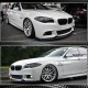 Накладка на передний бампер Lip V2 (для F10 M-Sport, Карбон) для BMW 5 серия F-10/11/07 2010-2016 гг