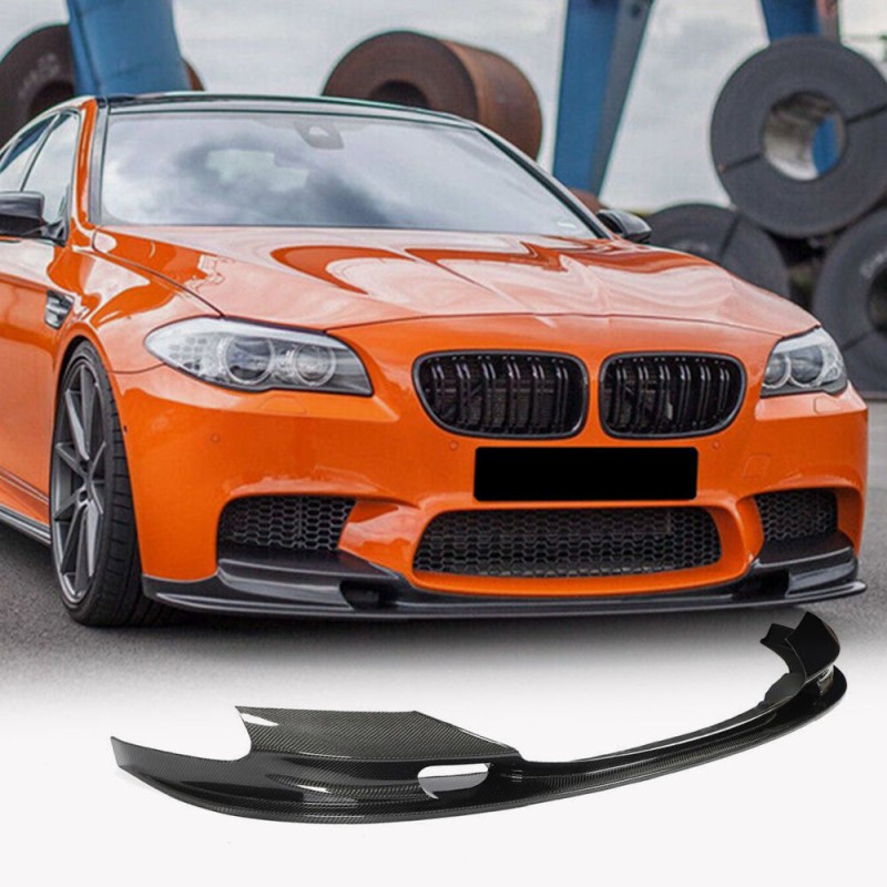 Накладка на передний бампер Карбон V2 (для M5) для BMW 5 серия F-10/11/07 2010-2016 гг