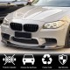 Накладка на передний бампер Карбон V2 (для M5) для BMW 5 серия F-10/11/07 2010-2016 гг