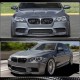 Накладка на передний бампер Lip V4 (для F10 M5, Карбон) для BMW 5 серия F-10/11/07 2010-2016 гг