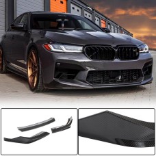 Накладка на передній бампер Сухий карбон V1 (для M5 2020-2025) для BMW 5 серія G30/31 рр
