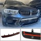Накладка на передний бампер Сухой карбон V6 (для M5 2017-2020) для BMW 5 серия G30/31
