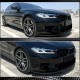 Накладка на передний бампер Сухой карбон V6 (для M5 2020-2025) для BMW 5 серия G30/31