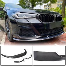 Накладка на передній бампер Карбон V1 (2021-2025 M-Sport) для BMW 5 серія G30/31 рр