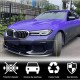 Накладка на передний бампер Карбон V1 (2021-2025 M-Sport) для BMW 5 серия G30/31