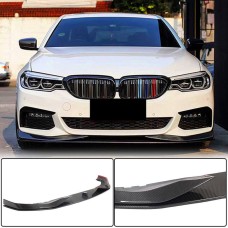 Накладка на передний бампер Карбон V1 (2017-2020 M-Sport) для BMW 5 серия G30/31