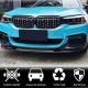 Накладка на передний бампер Карбон V2 (2017-2020 M-Sport) для BMW 5 серия G30/31